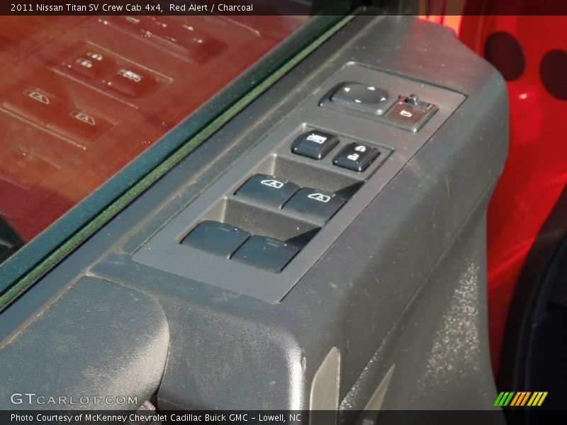 Red Alert / Charcoal 2011 Nissan Titan SV Crew Cab 4x4