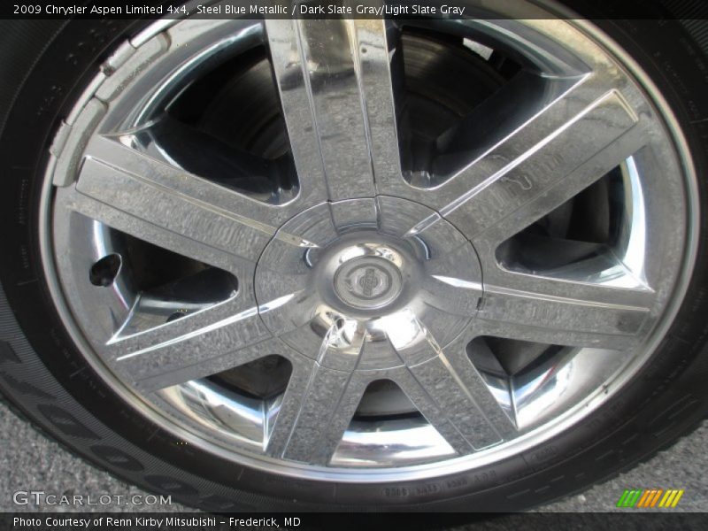 Steel Blue Metallic / Dark Slate Gray/Light Slate Gray 2009 Chrysler Aspen Limited 4x4
