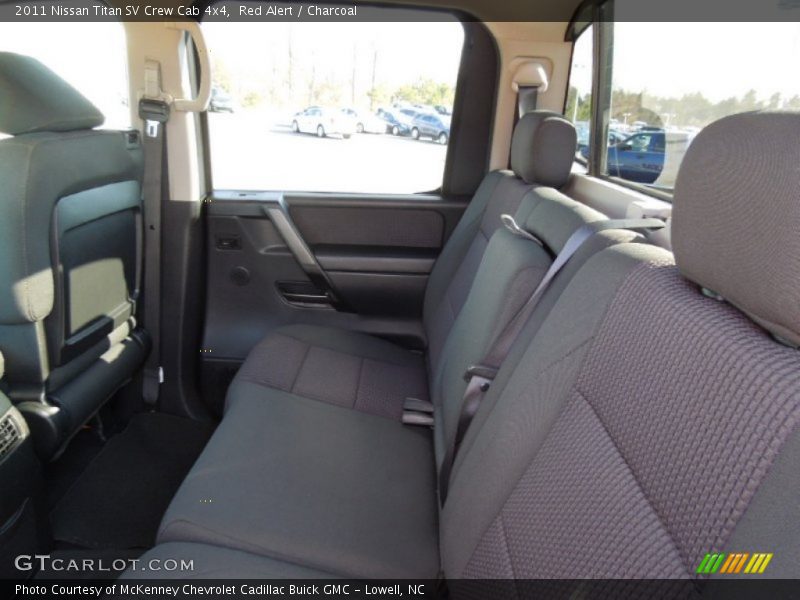 Red Alert / Charcoal 2011 Nissan Titan SV Crew Cab 4x4