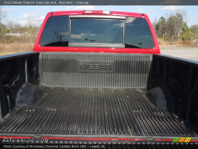 Red Alert / Charcoal 2011 Nissan Titan SV Crew Cab 4x4