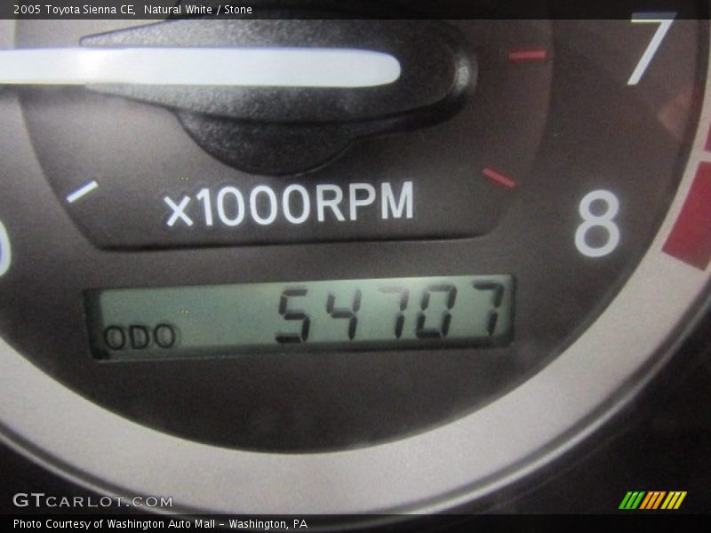 Natural White / Stone 2005 Toyota Sienna CE