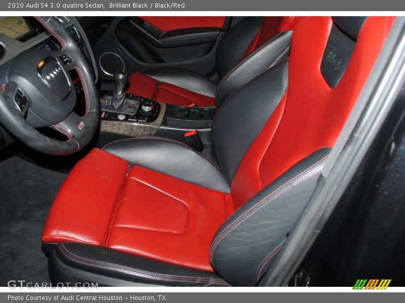 Front Seat of 2010 S4 3.0 quattro Sedan