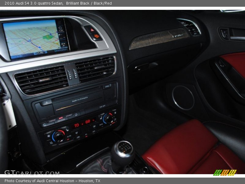 Brilliant Black / Black/Red 2010 Audi S4 3.0 quattro Sedan
