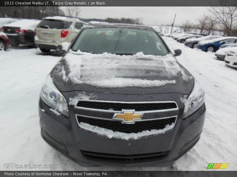 Taupe Gray Metallic / Jet Black 2013 Chevrolet Malibu LT