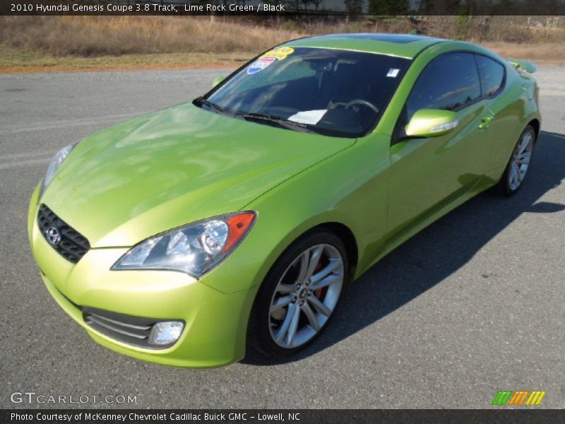 Front 3/4 View of 2010 Genesis Coupe 3.8 Track