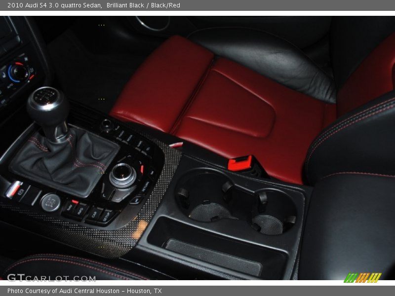 Brilliant Black / Black/Red 2010 Audi S4 3.0 quattro Sedan