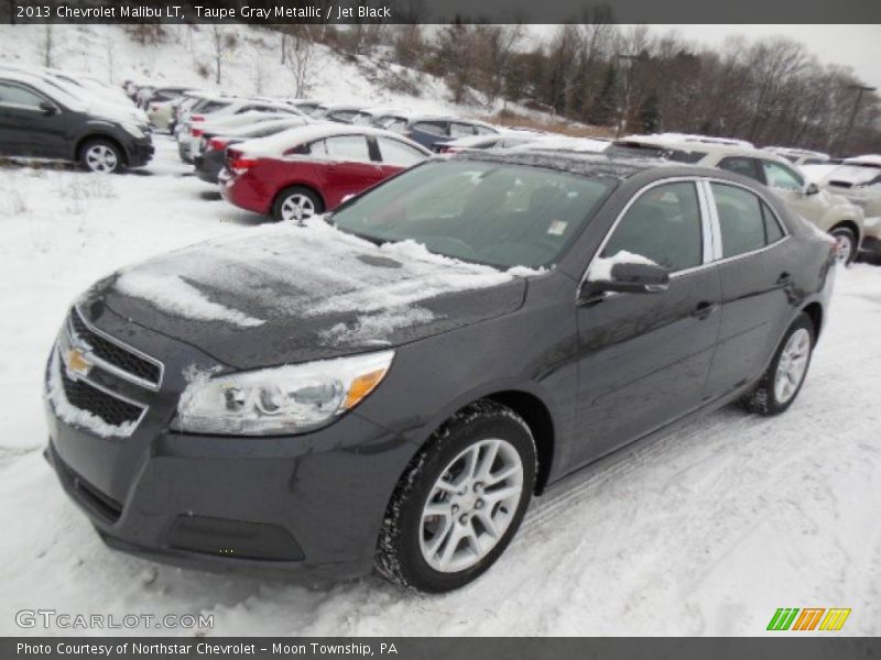 Taupe Gray Metallic / Jet Black 2013 Chevrolet Malibu LT