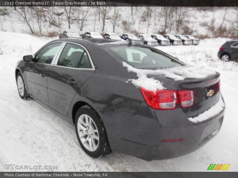 Taupe Gray Metallic / Jet Black 2013 Chevrolet Malibu LT