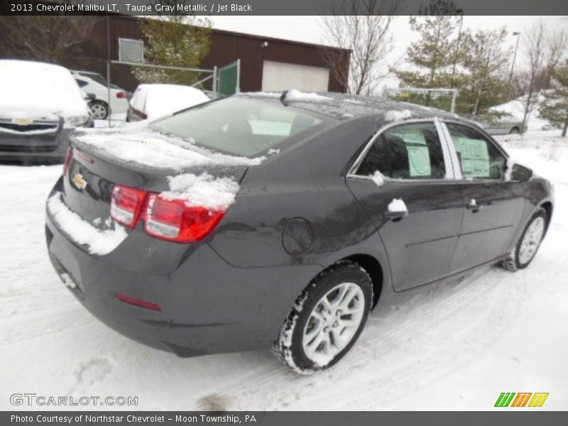 Taupe Gray Metallic / Jet Black 2013 Chevrolet Malibu LT