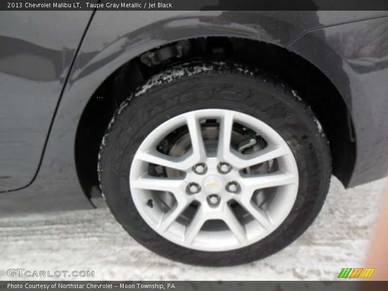 Taupe Gray Metallic / Jet Black 2013 Chevrolet Malibu LT