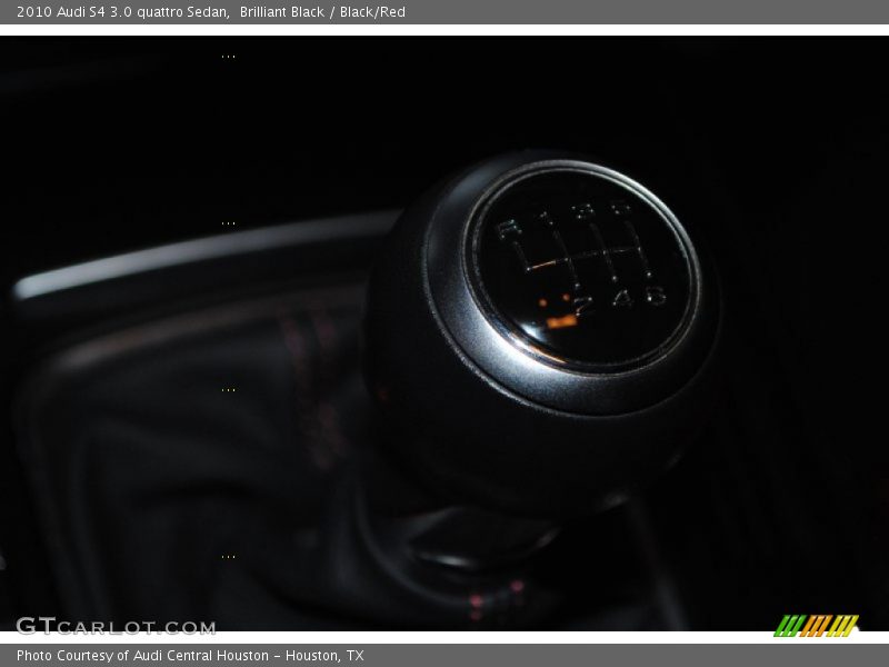 Brilliant Black / Black/Red 2010 Audi S4 3.0 quattro Sedan