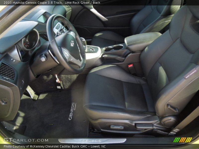  2010 Genesis Coupe 3.8 Track Black Interior