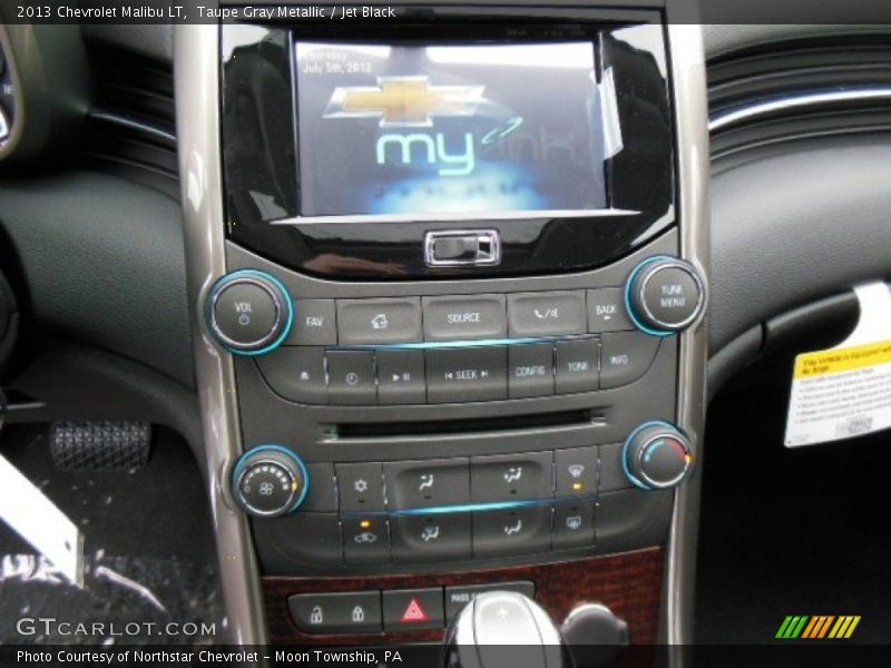 Taupe Gray Metallic / Jet Black 2013 Chevrolet Malibu LT