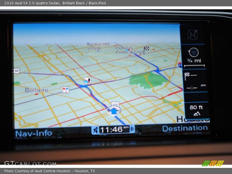 Navigation of 2010 S4 3.0 quattro Sedan