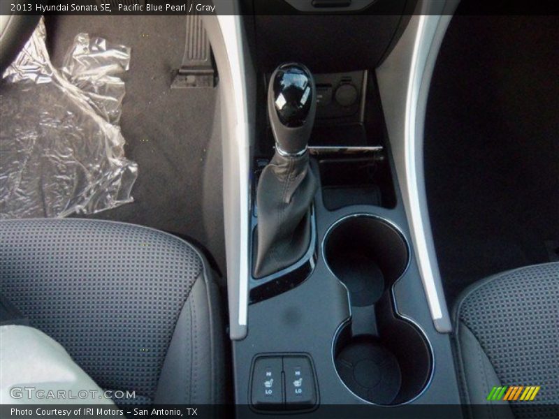 Pacific Blue Pearl / Gray 2013 Hyundai Sonata SE