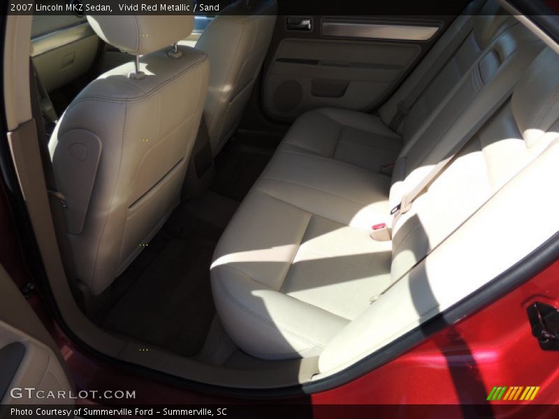 Vivid Red Metallic / Sand 2007 Lincoln MKZ Sedan