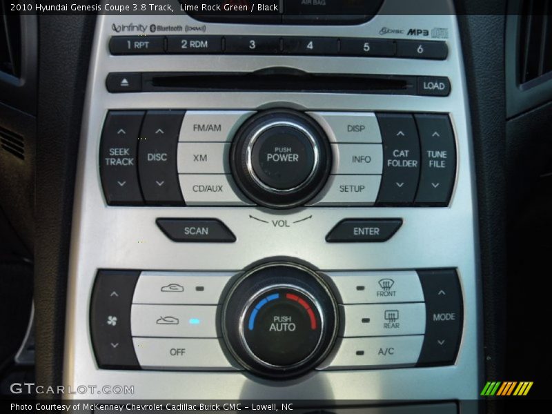 Controls of 2010 Genesis Coupe 3.8 Track