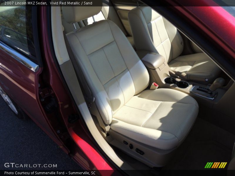 Vivid Red Metallic / Sand 2007 Lincoln MKZ Sedan