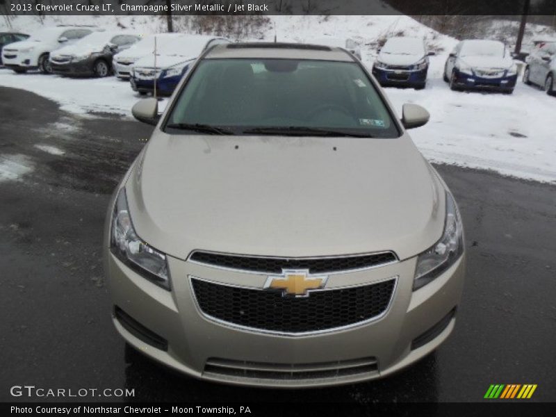 Champagne Silver Metallic / Jet Black 2013 Chevrolet Cruze LT