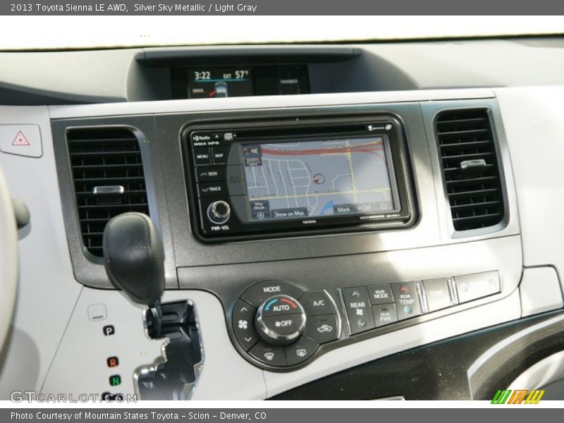 Silver Sky Metallic / Light Gray 2013 Toyota Sienna LE AWD