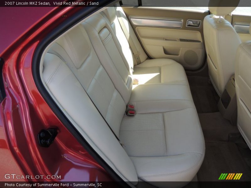 Vivid Red Metallic / Sand 2007 Lincoln MKZ Sedan