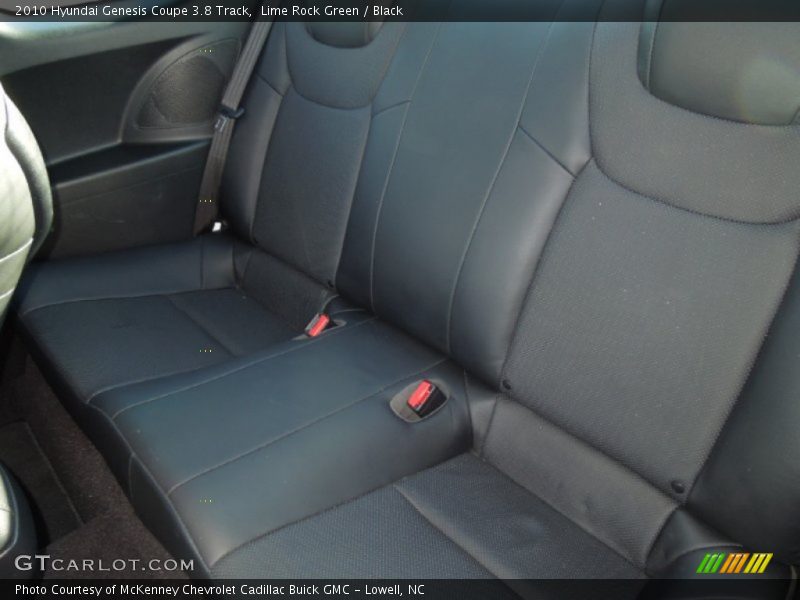 Rear Seat of 2010 Genesis Coupe 3.8 Track