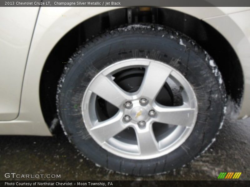 Champagne Silver Metallic / Jet Black 2013 Chevrolet Cruze LT