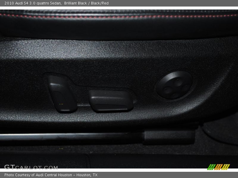 Brilliant Black / Black/Red 2010 Audi S4 3.0 quattro Sedan