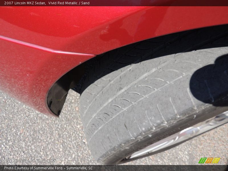 Vivid Red Metallic / Sand 2007 Lincoln MKZ Sedan