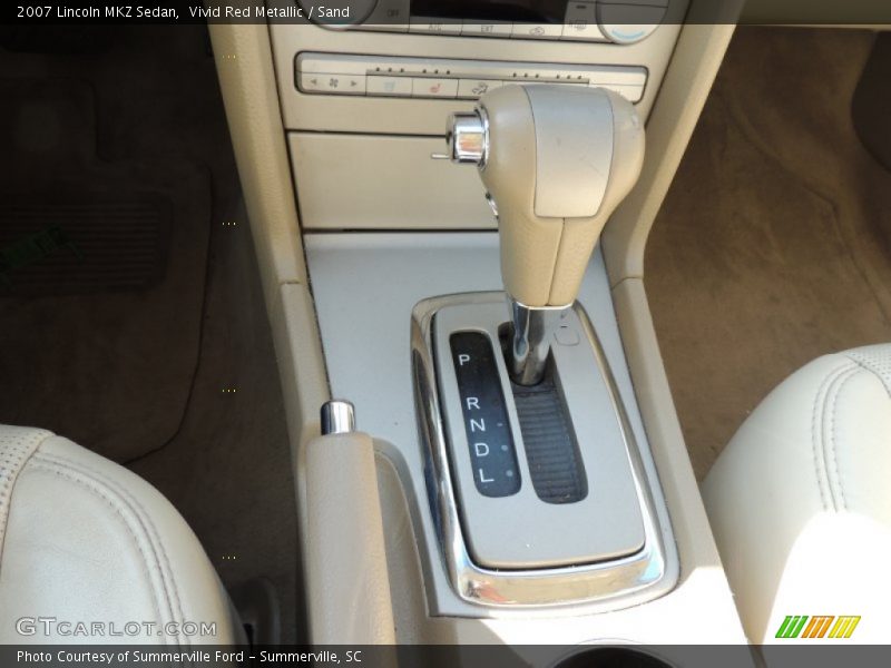 Vivid Red Metallic / Sand 2007 Lincoln MKZ Sedan