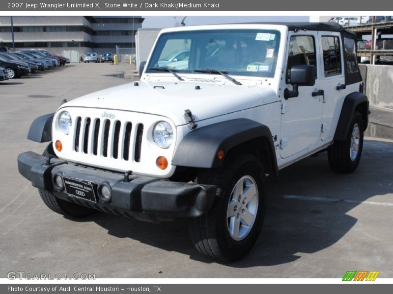 Front 3/4 View of 2007 Wrangler Unlimited X