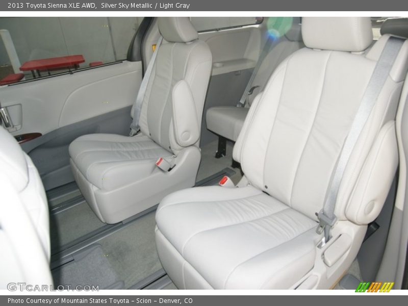 Silver Sky Metallic / Light Gray 2013 Toyota Sienna XLE AWD