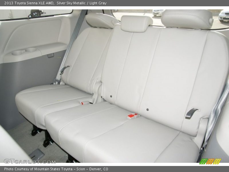 Silver Sky Metallic / Light Gray 2013 Toyota Sienna XLE AWD