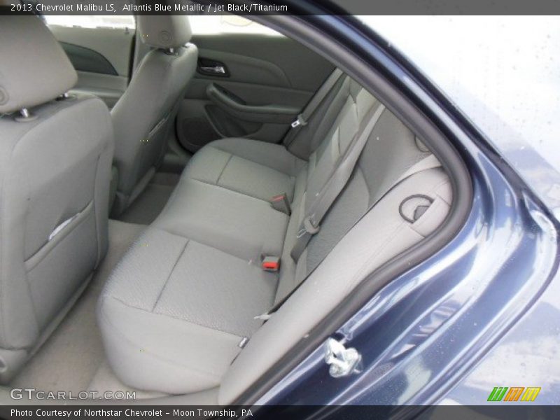 Atlantis Blue Metallic / Jet Black/Titanium 2013 Chevrolet Malibu LS