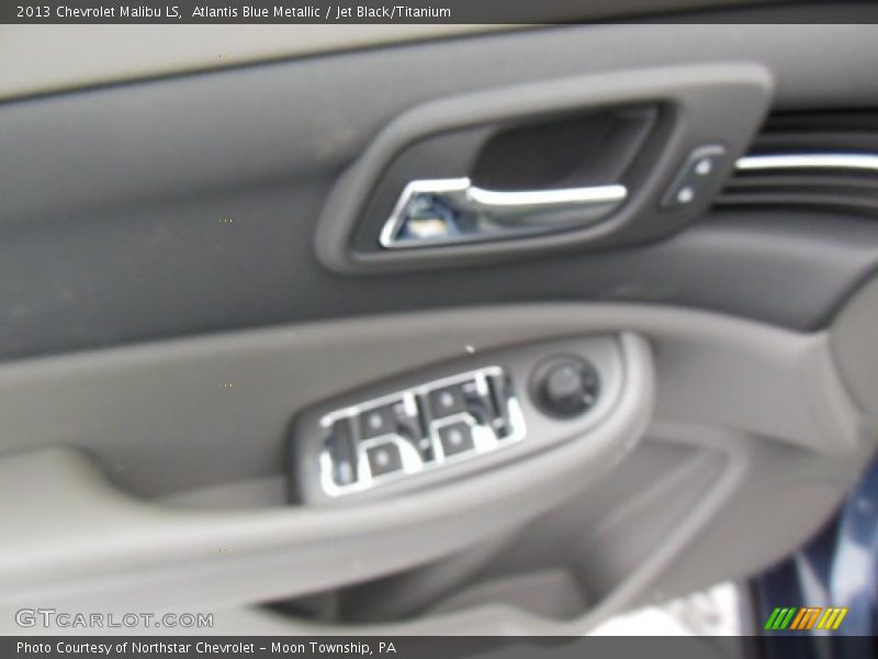 Atlantis Blue Metallic / Jet Black/Titanium 2013 Chevrolet Malibu LS