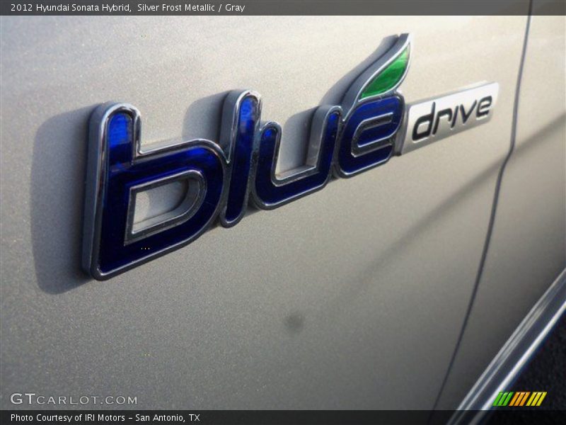 Silver Frost Metallic / Gray 2012 Hyundai Sonata Hybrid