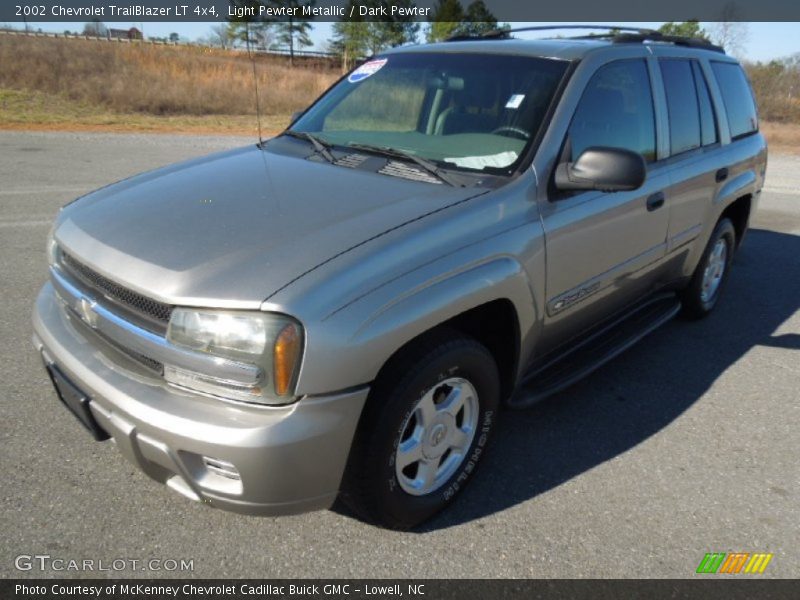 Light Pewter Metallic / Dark Pewter 2002 Chevrolet TrailBlazer LT 4x4