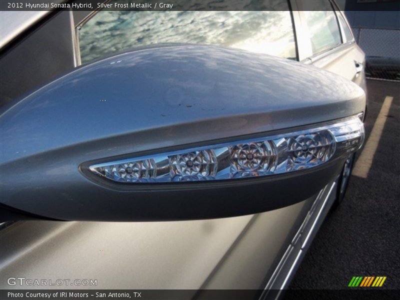 Silver Frost Metallic / Gray 2012 Hyundai Sonata Hybrid