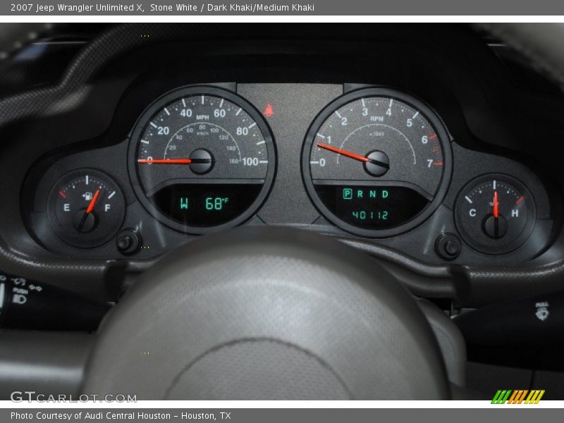 2007 Wrangler Unlimited X X Gauges