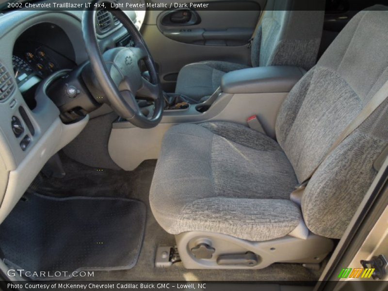 Light Pewter Metallic / Dark Pewter 2002 Chevrolet TrailBlazer LT 4x4