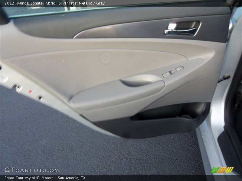 Silver Frost Metallic / Gray 2012 Hyundai Sonata Hybrid