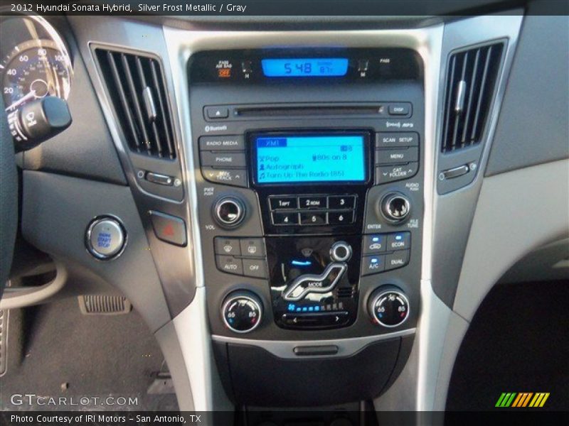 Silver Frost Metallic / Gray 2012 Hyundai Sonata Hybrid