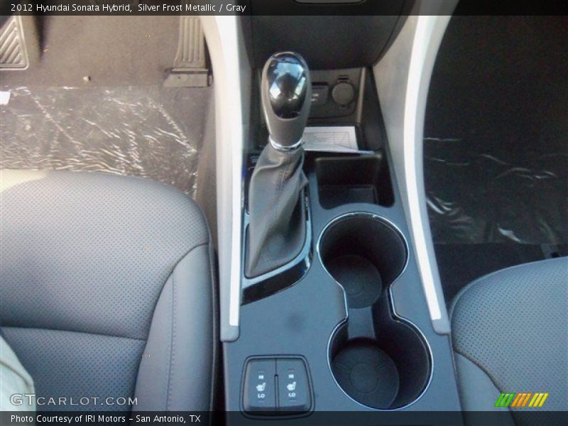 Silver Frost Metallic / Gray 2012 Hyundai Sonata Hybrid
