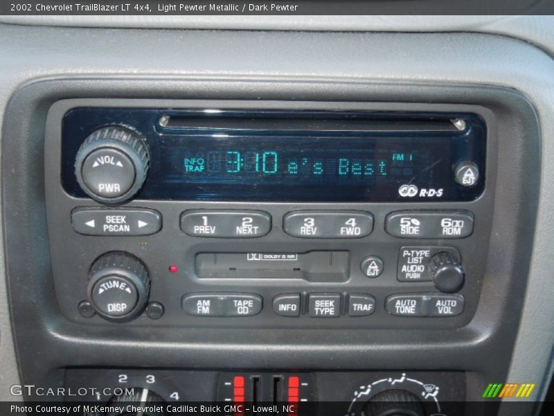 Light Pewter Metallic / Dark Pewter 2002 Chevrolet TrailBlazer LT 4x4