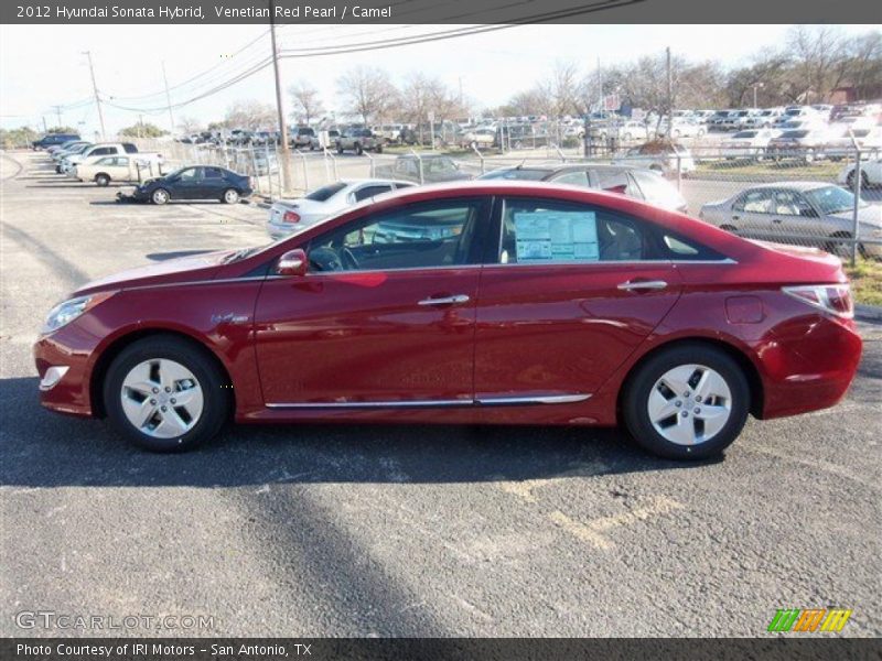 Venetian Red Pearl / Camel 2012 Hyundai Sonata Hybrid