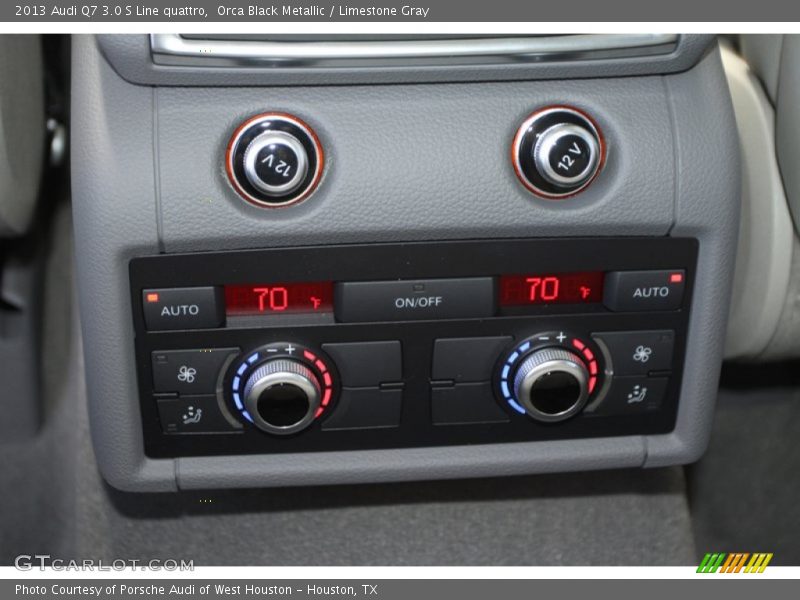 Orca Black Metallic / Limestone Gray 2013 Audi Q7 3.0 S Line quattro