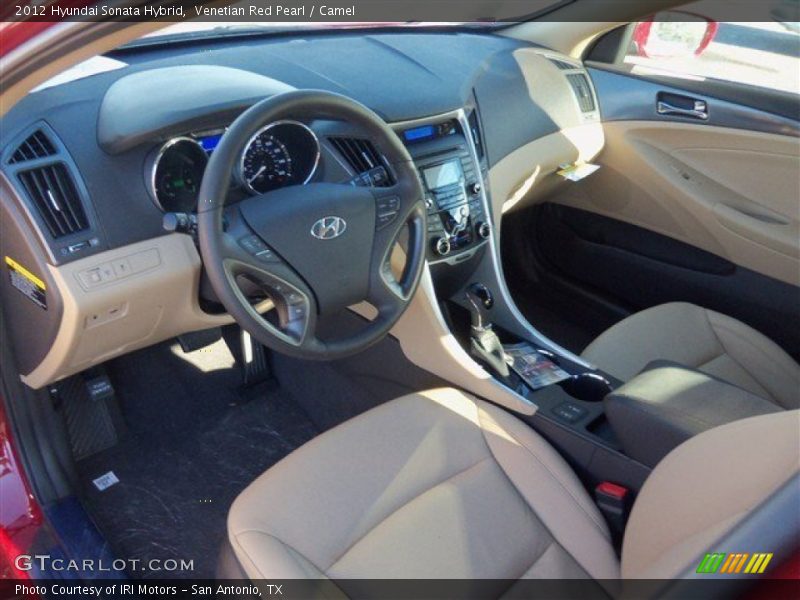 Camel Interior - 2012 Sonata Hybrid 