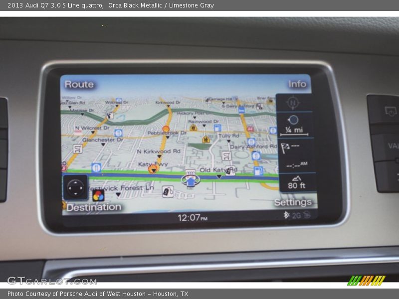Navigation of 2013 Q7 3.0 S Line quattro