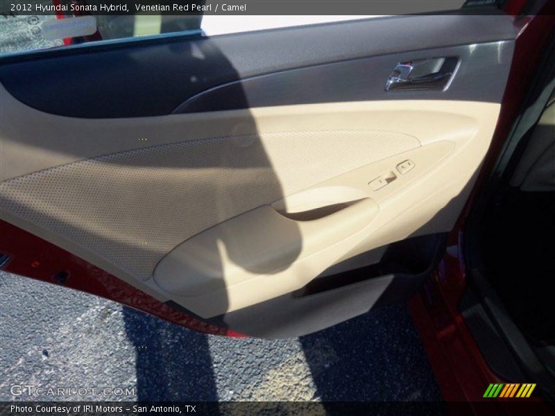Venetian Red Pearl / Camel 2012 Hyundai Sonata Hybrid