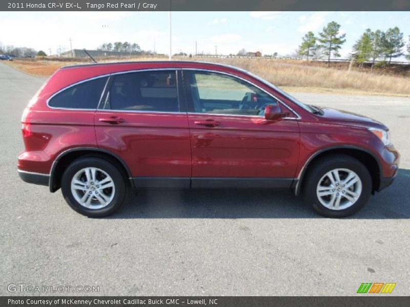 Tango Red Pearl / Gray 2011 Honda CR-V EX-L